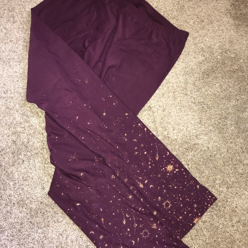 deep purple insanely soft leggings